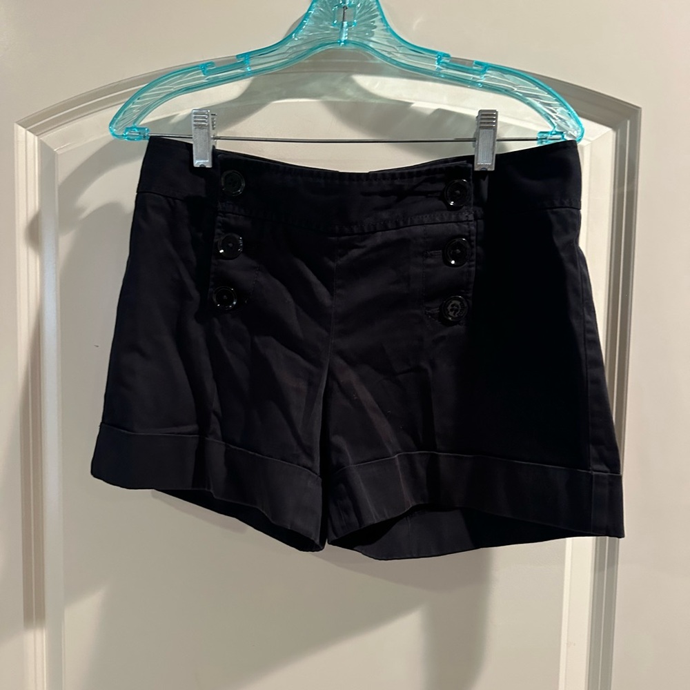 Express Black High Waist Shorts Tailored Fit